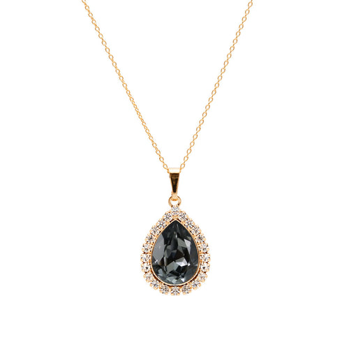 Pakabukas "Debesų Lašas (Sidabrinė Naktis)" su Swarovski™ kristalais